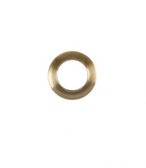 Tape, Buckram & Eyelets - 36mm Clip on Rings Burnished Brass Pack of 36