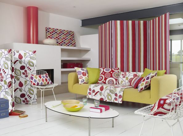 Introducing bold printed fabric to your home