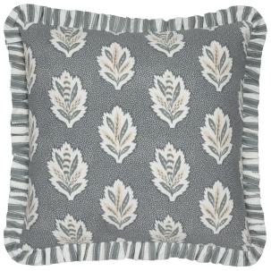 Cushions / Sessile Leaf Ruffle Delph Blue