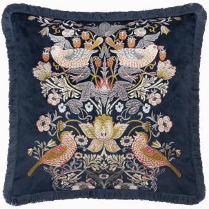 Strawberry Thief Embroidery Indigo