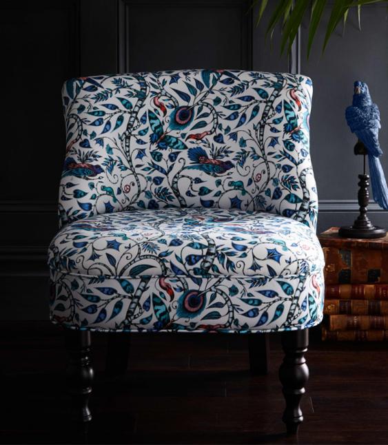 Statement Chairs  / Langley Rousseau Blue