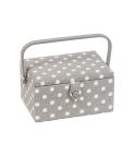 Sewing Boxes / Grey Spot Sewing Box