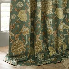 William Morris Curtains / Cray Sage / Sunflower