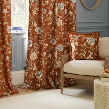 Sanderson Curtains / Porcelain Garden Rust