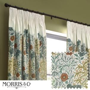 William Morris Curtains / Seaweed Stone / Sunflower