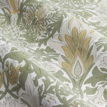 William Morris Curtains / Snakeshead Sunflower / Stone
