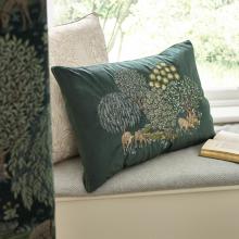 William Morris Cushions / Brook Forest Green Cushion