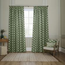 Sanderson Cushions / Sessile Leaf Ruffle Leaf Green Cushion