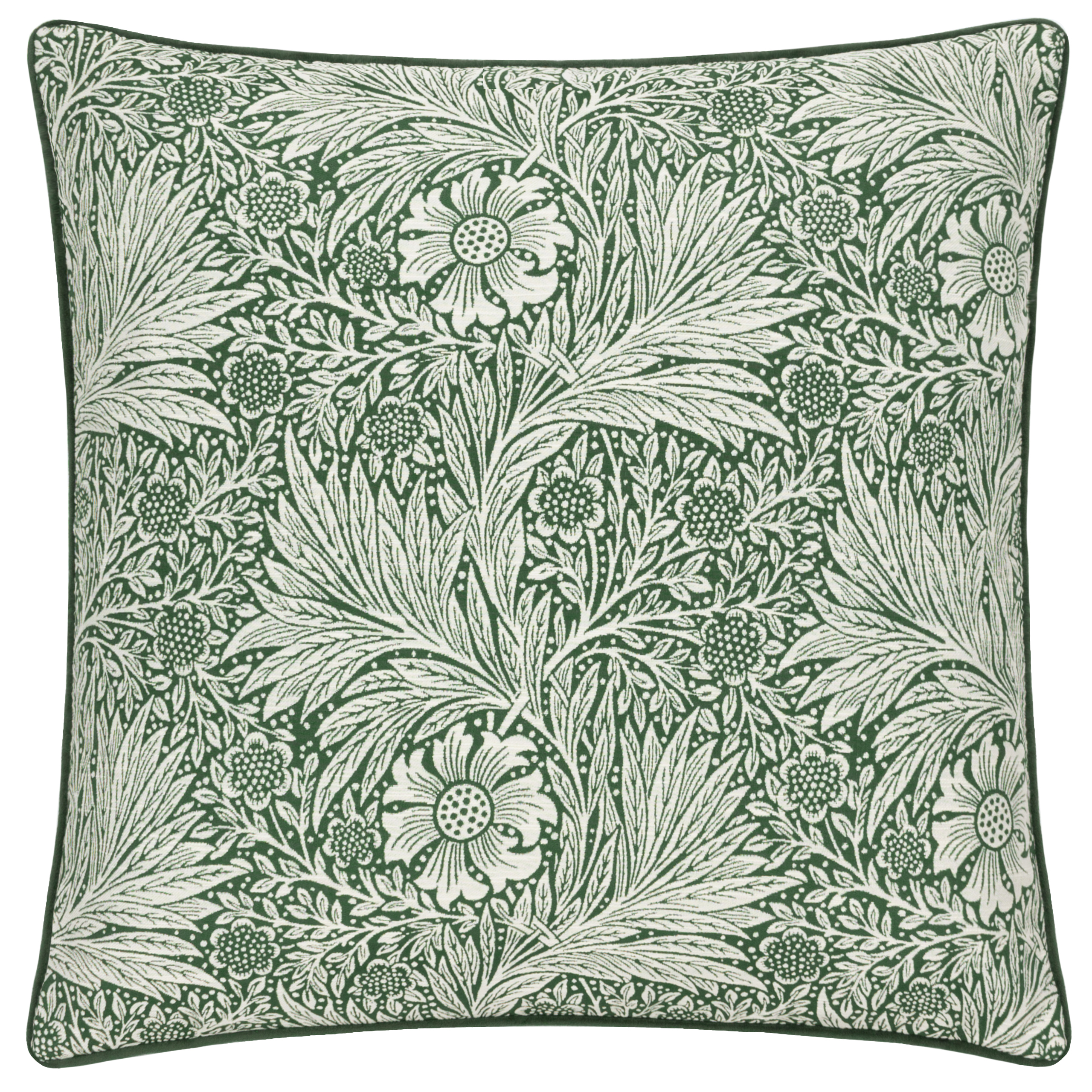 Marigold Leaf Green Cushion