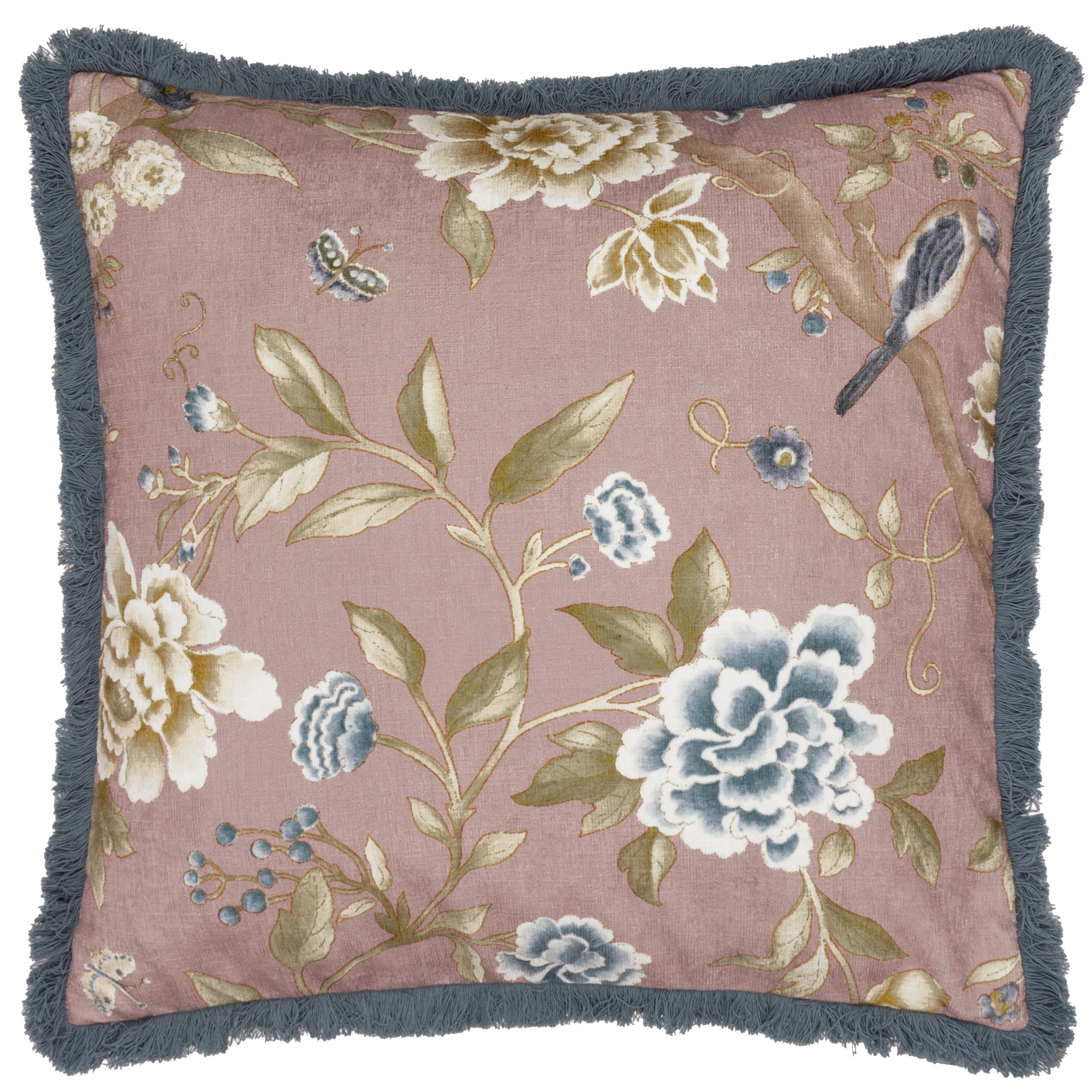 Porcelain Garden Blush Cushion