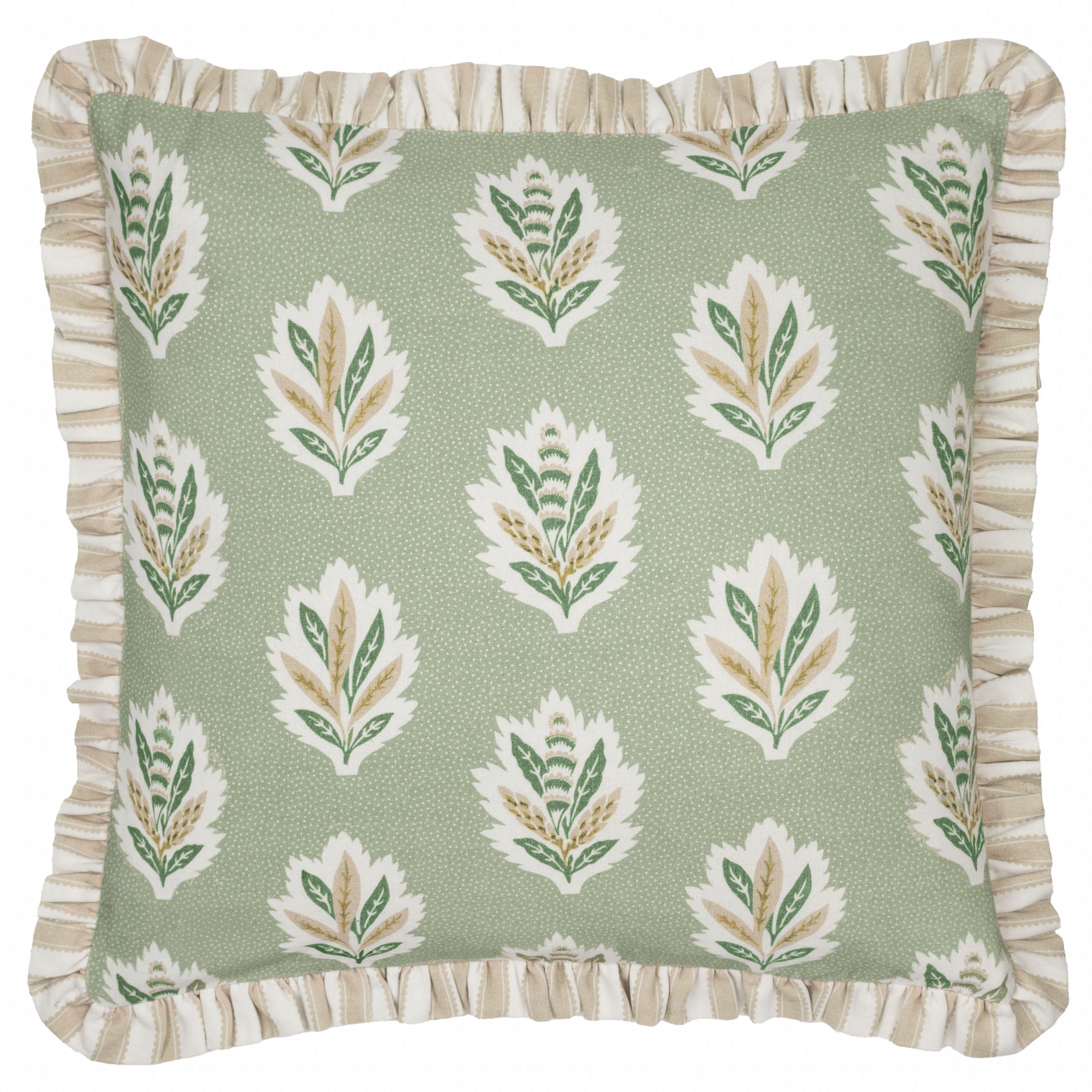 Sessile Leaf Ruffle Sage Cushion