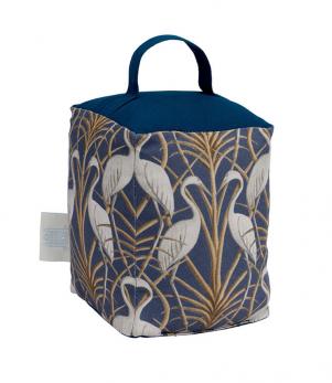 Nouveau Heron Navy Doorstop