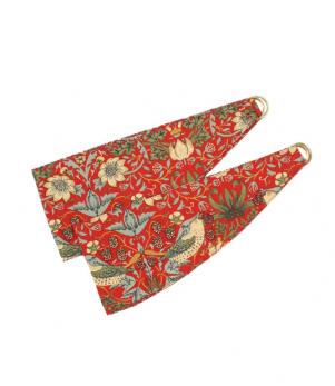 Strawberry Thief Tiebacks - Red