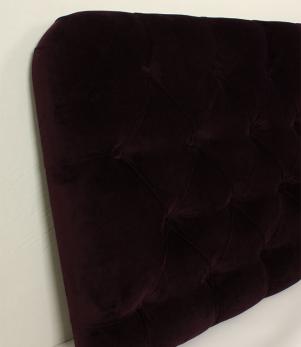 Clearance Velvet Buttoned Headboard