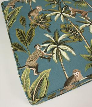 Clearance Homeware / Mr Monkey Teal Piped Window Seat